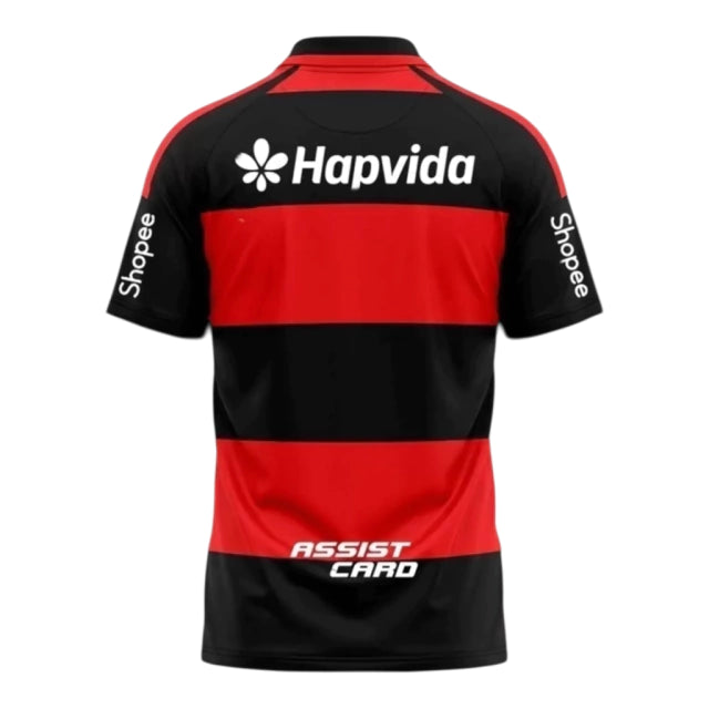 Camisa Flamengo I 26/27 - Torcedor Adidas Masculina - Preta e vermelha e Com Patrocínio R$299,90