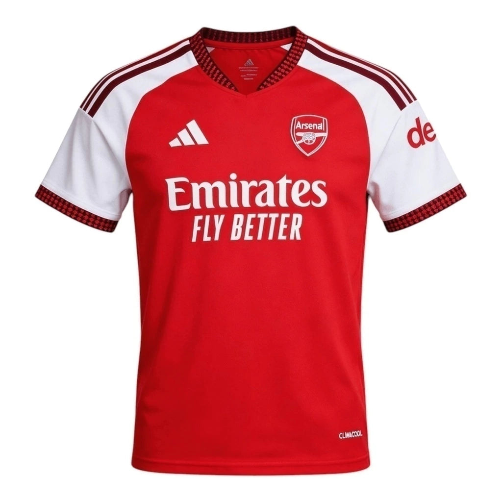 Camisa Arsenal I 26/27 - Torcedor Adidas Masculina - Vermelha e branca